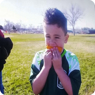 Adrien as a little kid